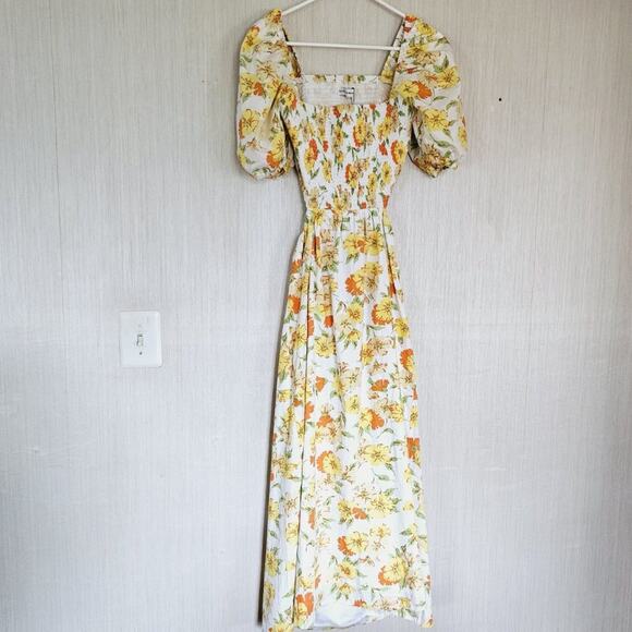 Faithfull The Brand Loucetta Midi Dress in Palermo Floral Print Size 6 NWT - Picture 2 of 11